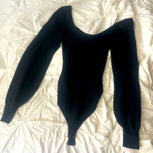 Black Abercrombie and Fitch XS long sleeved jumpsuit